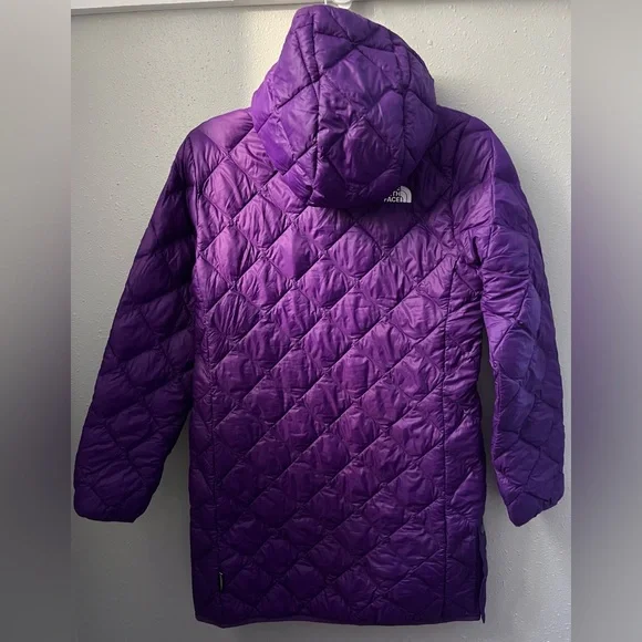 New THE NORTH FACE Youth Big Girls ThermoBall Parka in Gravity Purple Size 14/16 - Picture 3 of 12